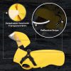Lukovee Dog Raincoat - Waterproof Rain Jacket with Harness & Removable Hood, Reflective Double Layer Dog Rain Coat Poncho (Y,L)