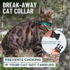 1770709459_81tyUPkT4L._AC_SL1500_.jpg OutdoorBengal Green Cat Collar Breakaway, Soft Padding for Medium to Large Cats - Durable Heavy Duty Tactical Fabric, Comfortable, Quick Release Breakaway Cat Collars, No Bell Collar (Green, Adult)