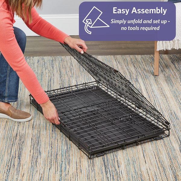 1771314602_A174YrLUEBL._AC_SL1500_.jpg MidWest Homes for Pets 24-Inch iCrate Folding Dog Crate with Divider Panel, Leak-Proof Tray & Secure Latches – Metal Wire Kennel for Small Breeds – Portable, Durable & Easy to Assemble