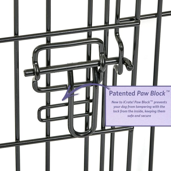 1771314604_81xTS9Yy6IL._AC_SL1500_.jpg MidWest Homes for Pets 24-Inch iCrate Folding Dog Crate with Divider Panel, Leak-Proof Tray & Secure Latches – Metal Wire Kennel for Small Breeds – Portable, Durable & Easy to Assemble