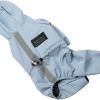 51HXhVFYrZL._AC_SL1256_.jpg Mikikit Waterproof Reflective Breathable Blue Large Dog Poncho Rain Jacket for Dogs and Cats Outdoor Weather Protection
