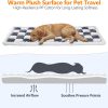613EJX4W7TL._AC_SL1500_.jpg Back Seat Pet Bed Mat, Dog Car Bed for Large Dogs, Deluxe Plush Travel Beds with Anti-Slip Bottom, Custom Fit for Backseat Extenders and Seat Covers (Gray+White)