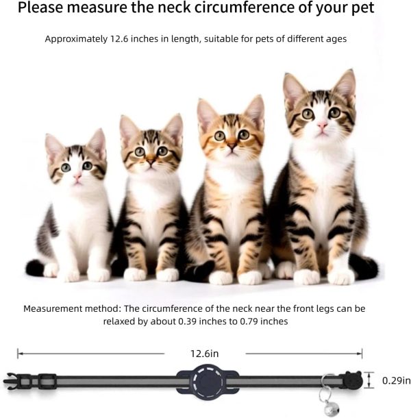 615ghmpEpL._AC_SL1500_.jpg GPS Collar for Cats (Android Only) Smart tag,Pet Tracker,Waterproof Compatible with Google Find My,No Monthly Fee,Tracking Solution Smart Collar for Pet Safety,Small Large Cats (GPS Tracker for cat)