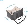 61D7VFQVqcL._AC_SL1500_.jpg Best Pet Supplies Dog House Bed Crate Mat Tent Indoor Round Soft Plush for Small, Medium, and Large Breeds - Gray, 21 x 20 x 14