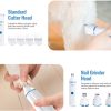 2-in-1 Dog & Cat Grooming Kit - Rechargeable Cordless Pet Hair Clippers with Nail Grinder & Paw Trimmer & 4 Guide Combs, Low Noise Dog Clippers for Grooming Small Medium Pets