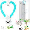 61KpbJFmaCL._AC_SL1500_.jpg Interactive Cat Toys for Indoor Cats Automatic Electric Flying Bird Feather Mouse Toy - Best Kitten & Adult Cat Enrichment Mouse cat Toy Hanging Electric Kitty Toys for Bored Cats