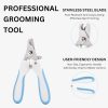61L1hVB8dYL._AC_SL1500_.jpg AIXINPET Dog & Cat Nail Clippers and Trimmers - with Free Nail File, Protective Guard to Avoid Over Cutting, Extra Sharp Blade - Suitable for Small to Large Dogs, Puppies, Birds and Rabbits (Large)