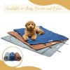 61P7j6XNioL._AC_SL1080_.jpg Portable Dog Mat - Waterproof & Foldable Pet Bed - Ideal for Indoor, Outdoor, Cafes, Travel, Camping, Grooming & Training - 39"x30" - Includes Carry Bag - Durable, Washable & Lightweight - Blue