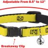61YBzQadFqL._AC_SL1000_.jpg Buckle-Down Breakaway Cat Collar - Beauty & the Beast Story Script - 1/2" Wide - Fits 8-12" Neck - Medium