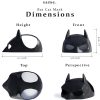 61c8DOn91DL._AC_SL1500_.jpg Black Bat Cat Mask and Cloak Costume for Indoor Cats, Funny Superhero Pet Outfit for Christmas, Cosplay, Parties and Photoshoots, Hooded Cape for Cats β Big Size