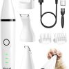 61lnHYLdbDL._AC_SL1500_.jpg oneisall Cat Grooming Kit, 3 in 1 Quiet Cat Clippers for Thick Matted Paw Hair Trimmer, Heavy Coat Butt Shaver Cordless Pet Clippers Fur Trimmer for Dogs and Other Small Animals at Home Travel