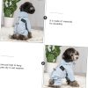 61mON4Xe0JL._AC_SL1256_.jpg Mikikit Waterproof Reflective Breathable Blue Large Dog Poncho Rain Jacket for Dogs and Cats Outdoor Weather Protection