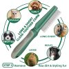 71G3Q3ievL._SL1500_.jpg Pet Grooming Kit - 7 PCS Green Deshedding Brush Set with Undercoat Rake, Slicker Brush, Bath Brush & Nail Clipper for Short & Long-Haired Dogs and Cats