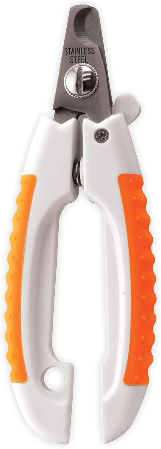 WAHL Pet Nail Clipper for Cutting Dog, Cat, & Animal Claws with Razor Sharp Stainless Steel Blades & Protective Safety Guard Locks for Safe Claw Care – Model 858448