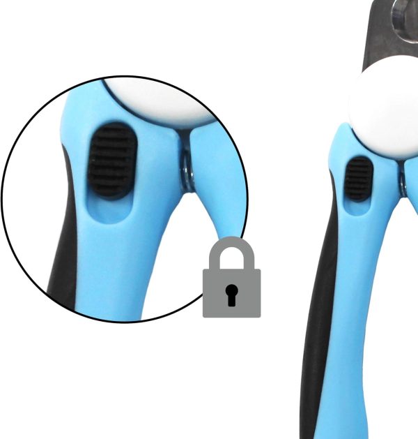 Pets First DOG NAIL CLIPPER & TRIMMER Premium Quality Pet Nail Paws Clippers & trimming tool with Safety Guard. Avoid Over-Cutting Nails +Free Nail File. Sturdy Non Slip Ergonomic Handles. Sharp Blade