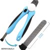 Pets First DOG NAIL CLIPPER & TRIMMER Premium Quality Pet Nail Paws Clippers & trimming tool with Safety Guard. Avoid Over-Cutting Nails +Free Nail File. Sturdy Non Slip Ergonomic Handles. Sharp Blade