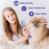 714D9hps6dL._AC_SL1500_.jpg 3 Pcs Stainless Steel Grooming Combs for Matted and Tangled Long Hair - Pet Guide Clippers for Dog and Cat