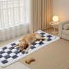 71BAtbSL6xL._AC_SL1500_.jpg Back Seat Pet Bed Mat, Dog Car Bed for Large Dogs, Deluxe Plush Travel Beds with Anti-Slip Bottom, Custom Fit for Backseat Extenders and Seat Covers (Gray+White)