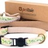 71BOaHfvmVL._AC_SL1500_.jpg Pettsie Breakaway Cat Collar & Matching Friendship Bracelet – Adjustable, Soft Cotton Collar for Cats, Quick-Release Safety Buckle, Lightweight, Stylish, Designed for Cat Lovers, Green