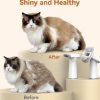 oneisall Cat Vacuum Groomer Quiet, Pet Vacuum Grooming Kit with Clipper Paw Trimmer & Brush, 1.5L Large Dust Cup Pet Vacuum for Shedding, Trimming & Home Cleaning