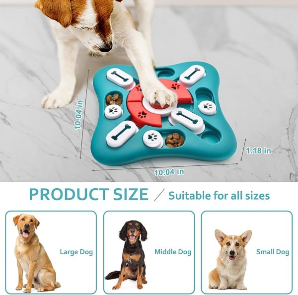 71OM-KJnMsL._AC_SL1500_.jpg PETSTA Dog Puzzle Toys, Treat Dispensing Dog Enrichment Toys for IQ Training and Brain Stimulation, Interactive Mentally Stimulating Toys as Gifts for Puppies, Cats, Dogs