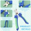 9 Pcs Dog Nail Clippers Bulk Pet Nail Claw Grooming Pet Cutter Toenail Trimmer for Small Medium Dogs