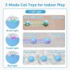 71TJGUKn4bL._AC_SL1500_.jpg Interactive Cat Toys for Indoor Cats & Dogs, Agile Moving Cat Ball with Elastic Mesh Tail, Rechargeable Enrichment Toys, Smart Automatic Rolling Pet Ball Toys for Bored Indoor Dogs & Cats (Blue)