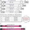 71U98i2PmNL._AC_SL1100_.jpg Personalized Dog Collar, Custom Embroidered Pet Name and Phone Number 4 Adjustable Sizes X-Small Small Medium Large Quick Release Buckle and D-Ring
