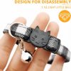 71UQ8w4ykxL._AC_SL1500_.jpg MJIYA Cat Collar with Bell, Breakaway Grid Collar with Plastic Buckle, Light Adjustable, Nylon, Kitty Collars