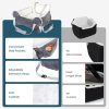 71V5zreLZNL._AC_SL1500_.jpg 25.5"x24.3"x11" Dog Car Seat for Small Dogs & Cats, Dog Booster Car Seat with Plush Cushion, Non-Slip Bottom & Safety Leash, Cats Bed with Side Pocket for Sedan, SUV and Truck, Washable