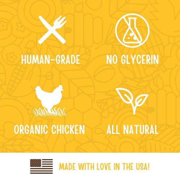 71WwS1cWzfL._AC_SL1500_.jpg Full Moon USDA Organic Chicken Training Treats Healthy All Natural Dog Treats Human Grade 175 Treats 6 Ounce (Pack of 1)