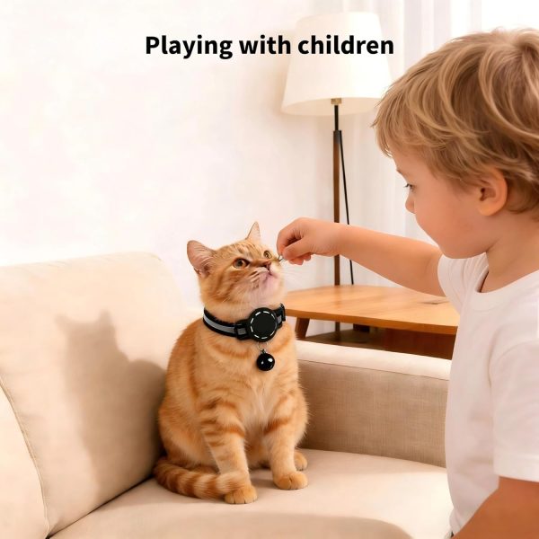 71Y0nrFcNAL._AC_SL1500_.jpg GPS Collar for Cats (Android Only) Smart tag,Pet Tracker,Waterproof Compatible with Google Find My,No Monthly Fee,Tracking Solution Smart Collar for Pet Safety,Small Large Cats (GPS Tracker for cat)