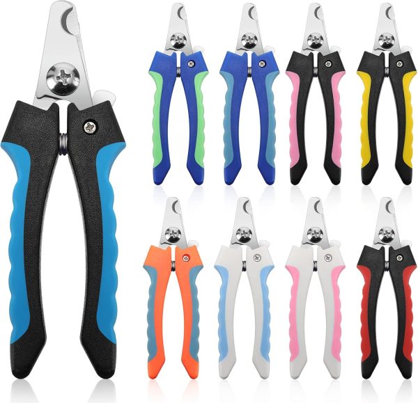 9 Pcs Dog Nail Clippers Bulk Pet Nail Claw Grooming Pet Cutter Toenail Trimmer for Small Medium Dogs