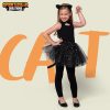 Spooktacular Creations Cat Pig Leopard Costume Set with Tutu, Animals Headband Collar and Tail,Cosplay Accessory Kids