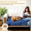 71cPjW6LyLL._AC_SL1080_.jpg Portable Dog Mat - Waterproof & Foldable Pet Bed - Ideal for Indoor, Outdoor, Cafes, Travel, Camping, Grooming & Training - 39"x30" - Includes Carry Bag - Durable, Washable & Lightweight - Blue