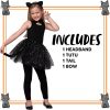 Spooktacular Creations Cat Pig Leopard Costume Set with Tutu, Animals Headband Collar and Tail,Cosplay Accessory Kids