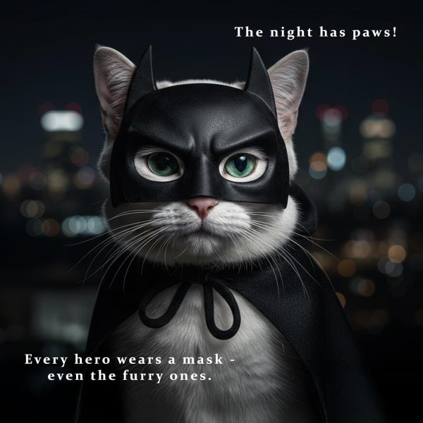 71icWc4Y7yL._AC_SL1500_.jpg Black Bat Cat Mask and Cloak Costume for Indoor Cats, Funny Superhero Pet Outfit for Christmas, Cosplay, Parties and Photoshoots, Hooded Cape for Cats β Big Size
