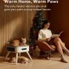 71iv-UnUd1L._AC_SL1500_.jpg HomeRunPet Pet-Safe Space Heater with Heated Cat Bed - 2-in-1 Ceramic Heater for Room & Pets, 1300W Fast Heat, Energy Saving