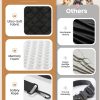 Dog Car Seat for Small/Medium Dogs, Elevated Dog Booster Seat Memory Foam Puppy Car Seat with Washable Cover, Travel Safety Pet Seat for Car with Storage Pockets Up to 35 lbs (Black/Grey)