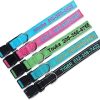 71rxNB3eduL._AC_SL1200_.jpg Personalized Dog Collar, Custom Embroidered Pet Name and Phone Number 4 Adjustable Sizes X-Small Small Medium Large Quick Release Buckle and D-Ring