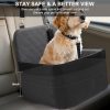 71s64RNxNDL._AC_SL1500_.jpg Dog Car Seat for Small/Medium Dogs,Pet Dog Booster Car Seat Puppy 15-35 lbs with Soft 4+2in Detachable Pads Detachable Elevated Cushion and Washable Cover Safety Belt Storage Pockets Easy to Install