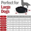 71tHnpi7ryL._AC_SL1500_.jpg Majestic Pet 40 Inch Large Orthopedic Washable Donut Bed for Big and Large Sized Dogs, Calming Puppy Donut with Spine Support, Durable Crate Pad and Dog Bed Mat, Pet Furniture - Cozy Soft