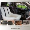 71wumcDwUGL._AC_SL1500_.jpg Dog Car Seat for Small Dogs,Ultra-Soft Fabric,2 Storage Pockets & Safety Leash,Adjustable Straps,Easy to Install,Fully Detachable and Washable(Beige)