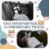 4 Pcs Pet Carrier Pad Travel Pet Reversible Dog Mat Replacement Liners for Travel Dog Bed Pad Washable Plush Double Sided Bed Mat for Cat Kennel Crate(Grey,17 x 11 Inch)