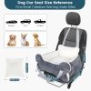 71yw2iDDnzL._AC_SL1500_.jpg 25.5"x24.3"x11" Dog Car Seat for Small Dogs & Cats, Dog Booster Car Seat with Plush Cushion, Non-Slip Bottom & Safety Leash, Cats Bed with Side Pocket for Sedan, SUV and Truck, Washable