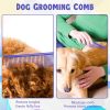 818nTqJgFL._AC_SL1500_.jpg 3 Pcs Stainless Steel Grooming Combs for Matted and Tangled Long Hair - Pet Guide Clippers for Dog and Cat