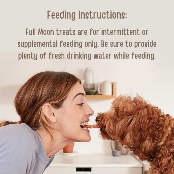 81-WncVYNPL._AC_SL1500_.jpg Full Moon USDA Organic Chicken Training Treats Healthy All Natural Dog Treats Human Grade 175 Treats 6 Ounce (Pack of 1)