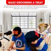 816U1z7jqqL._AC_SL1500_.jpg Distract-A-Hat ™ by Warren London - Dog Grooming Distraction Lick Hat for Nail Clipping and Grooming – Adjustable Fit with Adhesive Dog Lick Pad, Spreader & Cleaning Brush Included