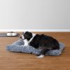 Amazon Basics Cat and Dog Bed and Crate Pad, Machine Washable, Indoor, 40 x 27 x 3.5 inches, Gray