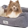 818uw-V-2L._AC_SL1500_.jpg PetFusion Calming Cuddler Dog & Cat Bed | Anti-Anxiety Dog Bed for Small Dogs; Cats | Loose Blanket Promotes Burrowing (Dogs) & Kneading (Cats) | CertiPUR-US Memory Foam |